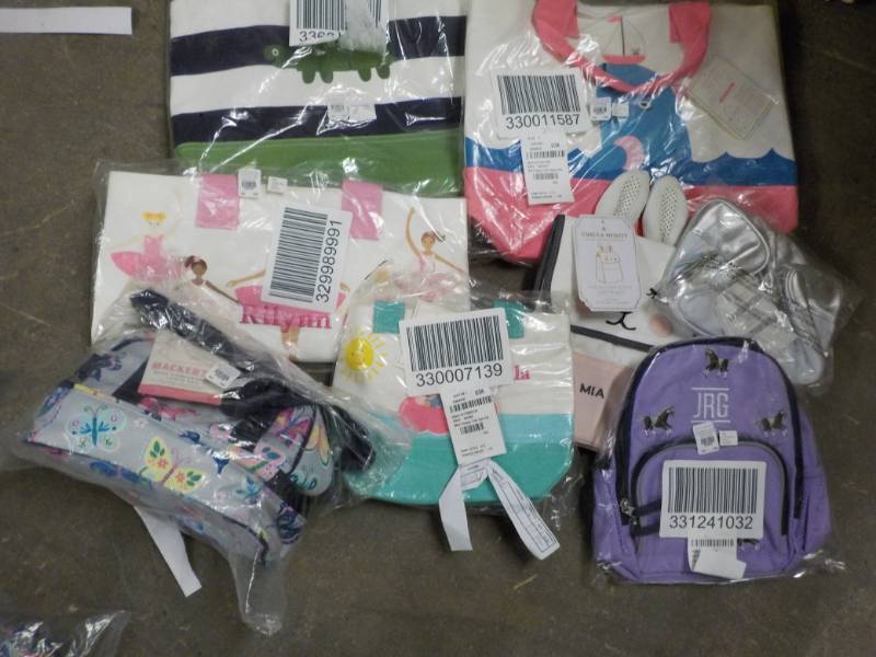 lot 256 image: Monogramed Bags- various Sizes...
