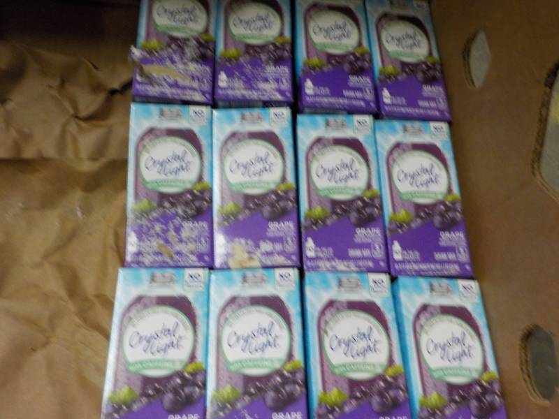 lot 308 image: 12 Boxes Crystal Light each box ha...