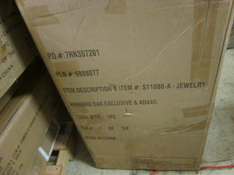 Camille Jewelry Armoire open box Re...