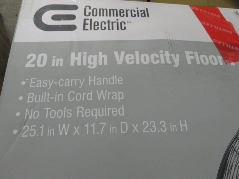 Commercial Electric 20 in. 3-Speed ...