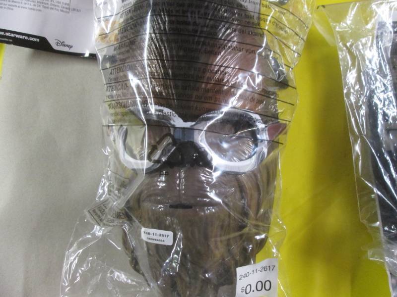 star wars chwbacca and mask...