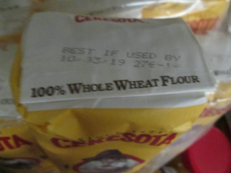 12 x 2 pound bags Ceresota 100% Whole wheat flour dated 10-19
