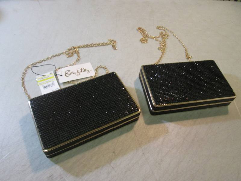 lot 18 image: Lot of 2 Hard Side Hand Bags  EC1...