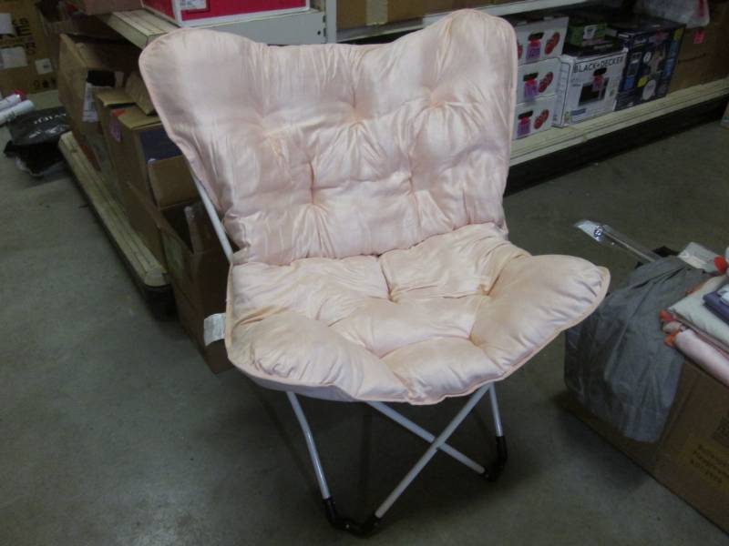 lot 29 image: Metal Frame Butterfly Chair  RMT...