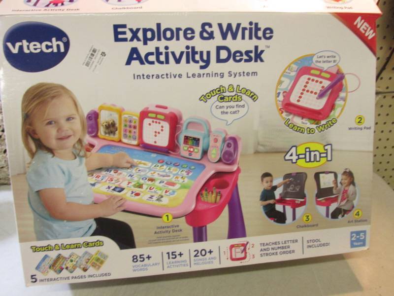 explore and write activity desk