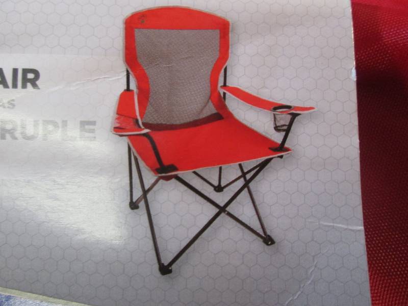 lot 33 image: Lot of 2 Coleman Mesh Quad Folding ...
