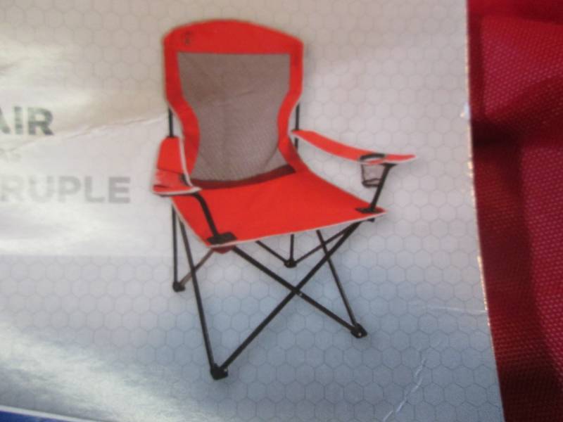 lot 34 image: Lot of 2 Coleman Mesh Quad Folding ...