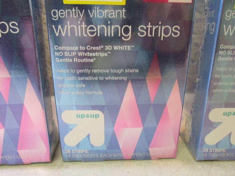 lot 49 image: 3 Boxes of Whitening Strips  EC1...