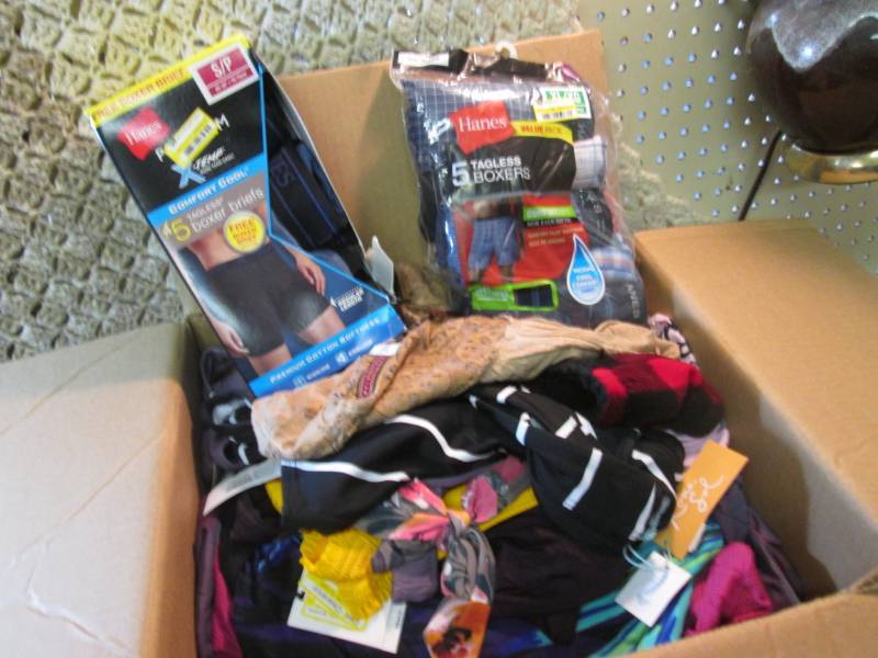 lot 51 image: Box Full of Assorted Clothes New wi...