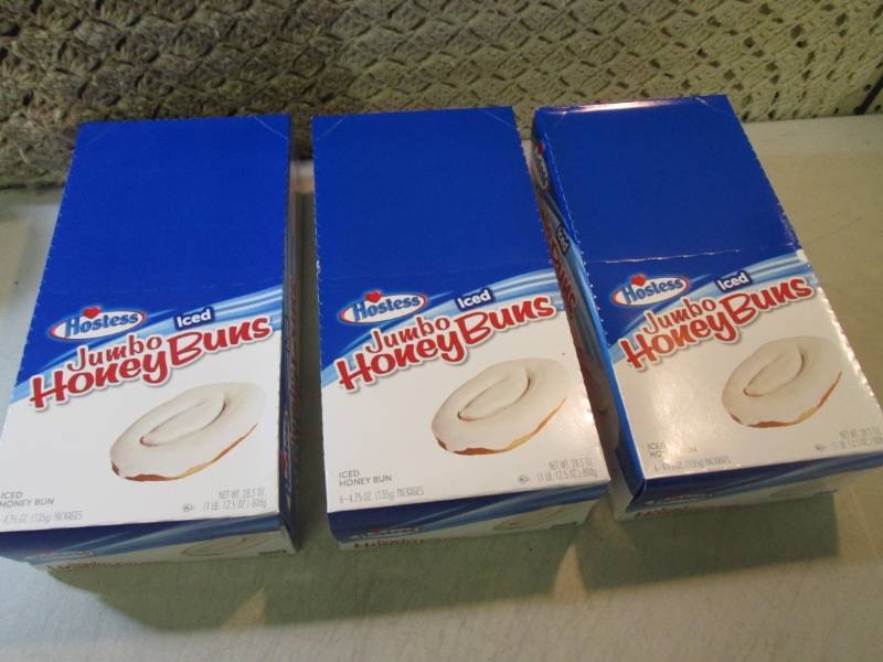 lot 95 image: 3 Big Boxes of Hostess Iced Jumbo H...