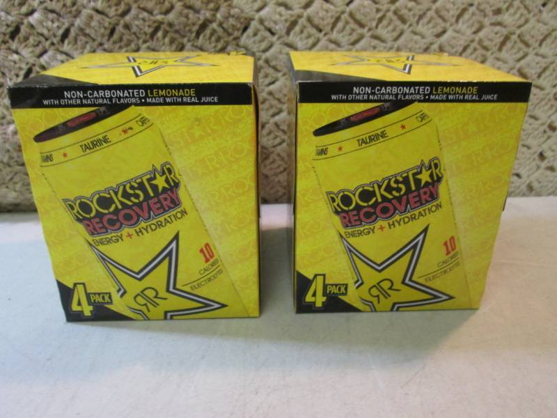 lot 96 image: 2 - 4-Packs of Rockstar Recovery Le...