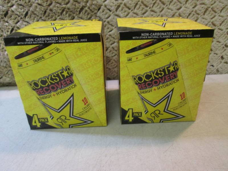 lot 97 image: 2 - 4-Packs of Rockstar Recovery Le...