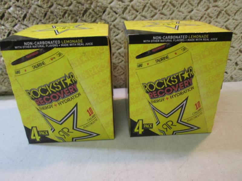 lot 98 image: 2 - 4-Packs of Rockstar Recovery Le...