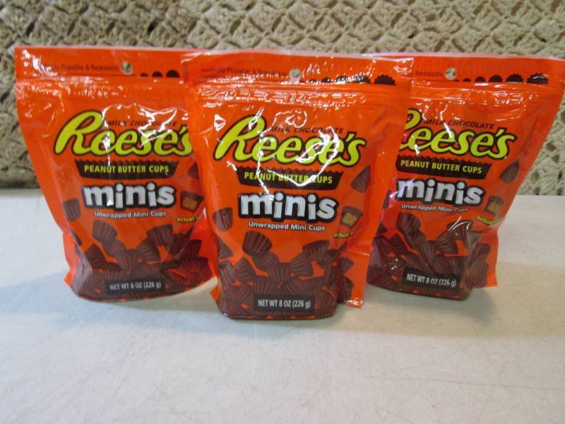 lot 99 image: 3 Bags of Reeses Peanut Butter Cup ...