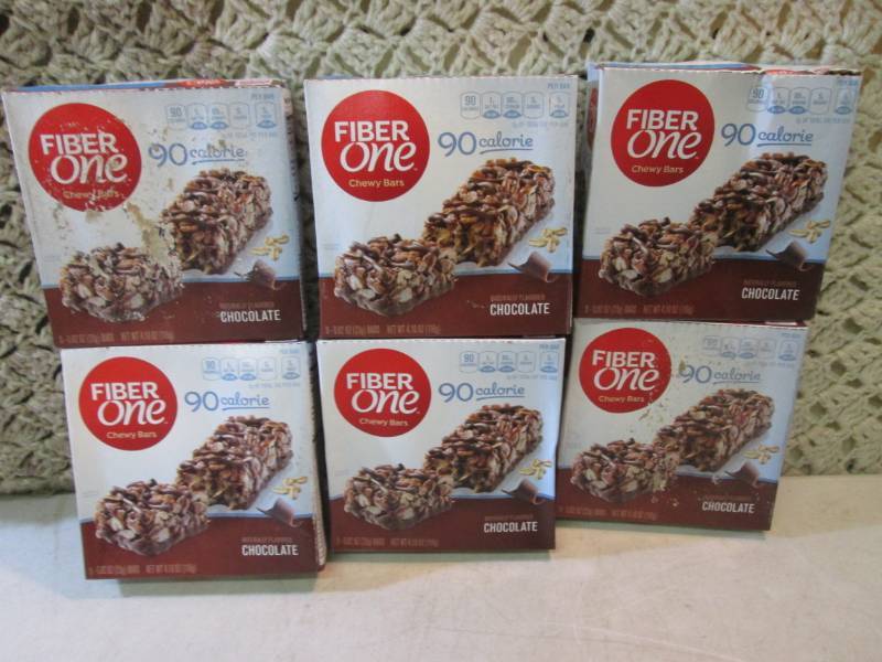lot 109 image: 6 Boxes of Chocolate Fiber One Chew...