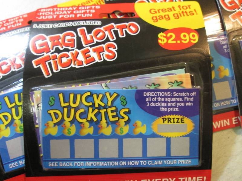 lot 112 image: Lot of 12 Packs of Fake Gag Scratch...