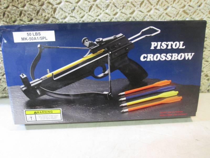 lot 123 image: 50 Pound Pistol Crossbow New  RMDR...