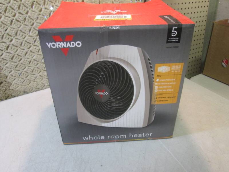 lot 130 image: Vornado Whole Room Heater Open Box ...