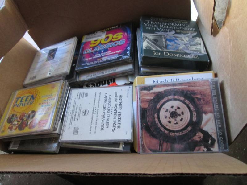 lot 197 image: Box Full of CDs  CLR...