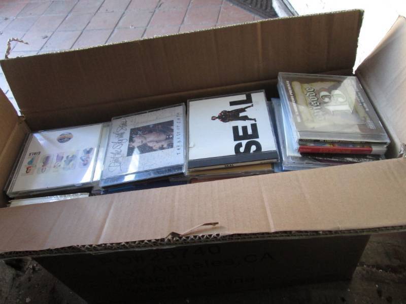 lot 200 image: Box Full of CDs  CLR...