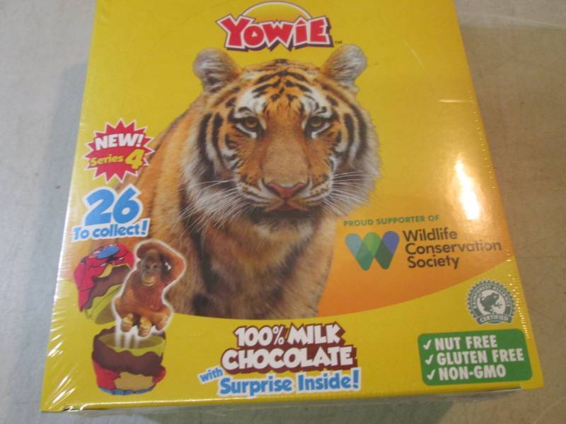lot 235 image: Box of 12 Yowie 100% Milk Chocolate...