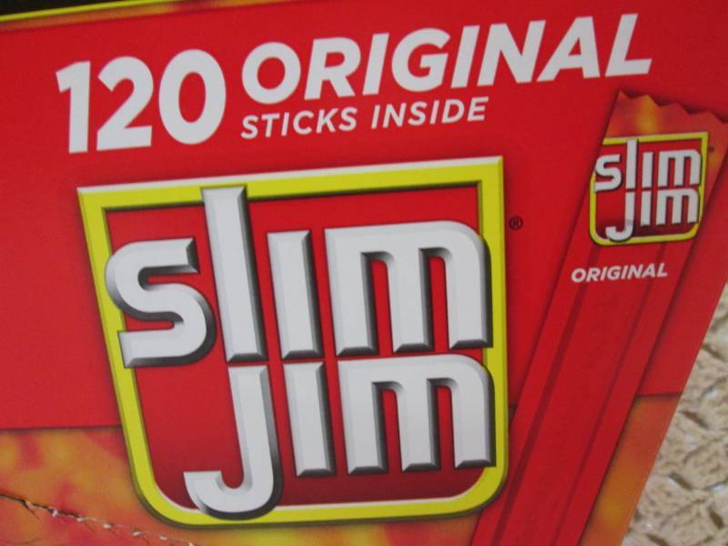 lot 251 image: Box of 120 Original Slim Jims Smoke...