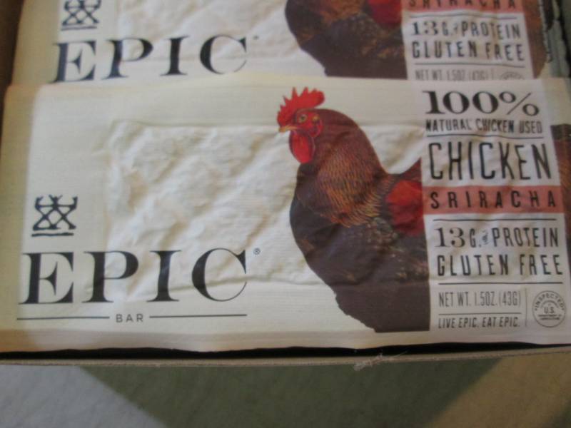 lot 256 image: Box of 12 Chicken Sriracha Bars Bes...