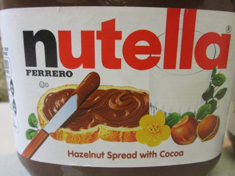 lot 258 image: 2 Big Jars of Nutella Hazelnut Spre...