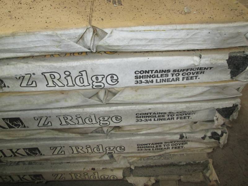 Pallet of Elk 2 Ridge ridge cap shi...