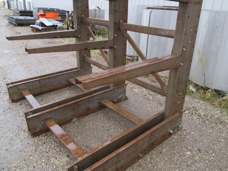 Metal rack, 7 wide, 44 deep...