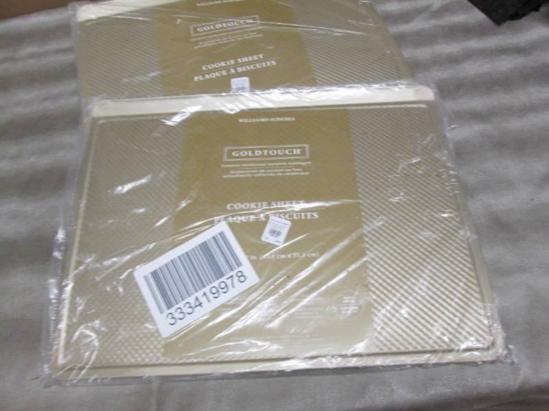 2 Gold Touch Cookie Sheets- need to...