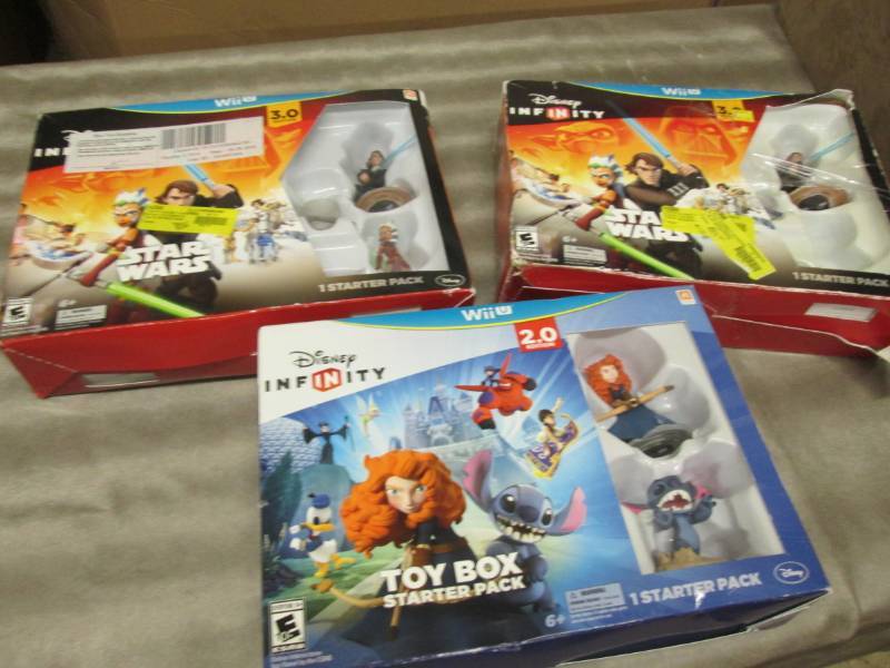 3 WiiU Starter Packs...