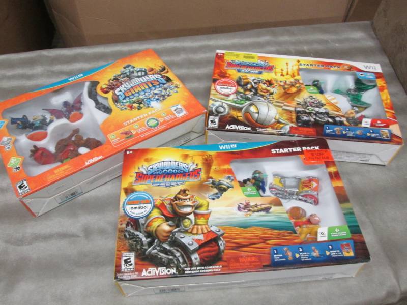 3 WiiU Starter Packs...