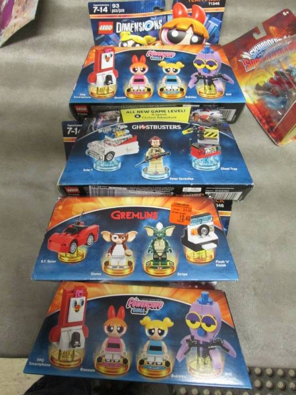4 Assorted Legos Dimensions Team Pa...
