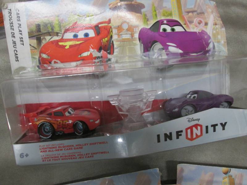 3 Disney Infinity Cars Play Sets...