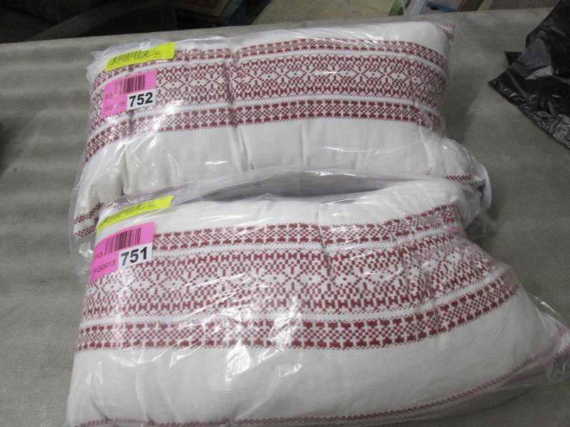 2 Matching Accent Lumbar Pillows...