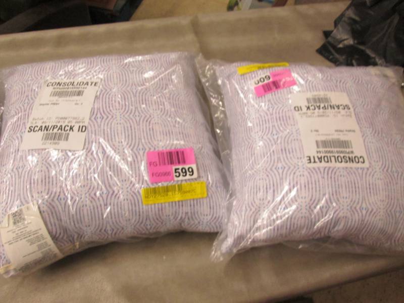 2 Matching Accent Pillows- outdoor...