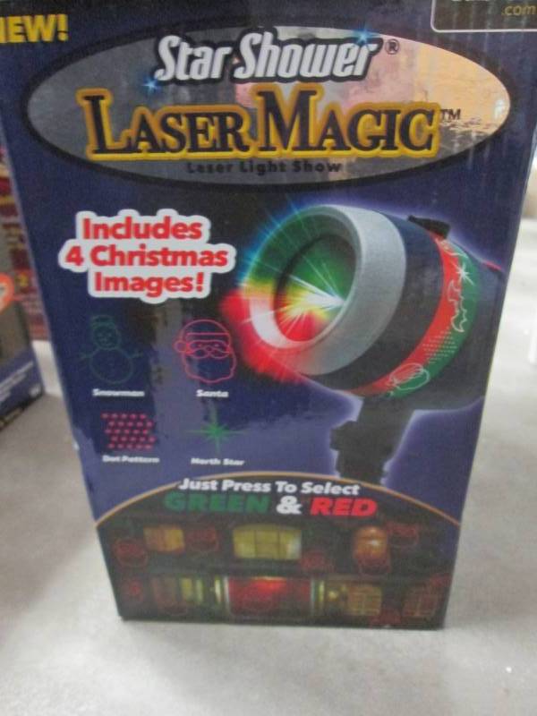 Star Shower Laser Magic - open box,...