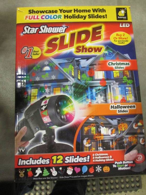 Star Shower Slide Show open box, po...