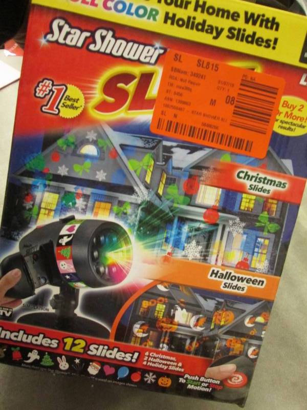 Star Shower Slide Show open box, po...