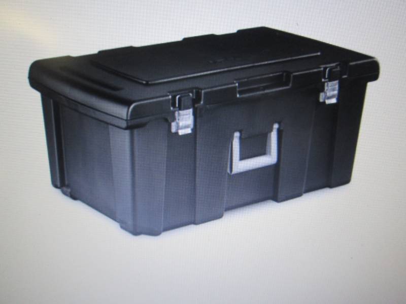 Sterilite Footlocker, Black Retail ...