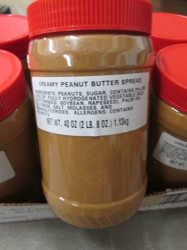 Lot of 6 40 oz Jars of Creamy Peanu...