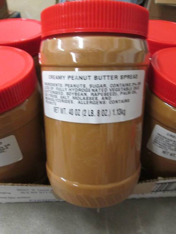 Lot of 6 40 oz Jars of Creamy Peanu...