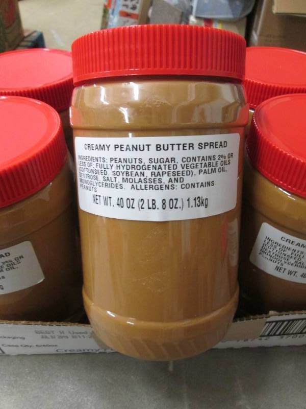Lot of 6 40 oz Jars of Creamy Peanu...