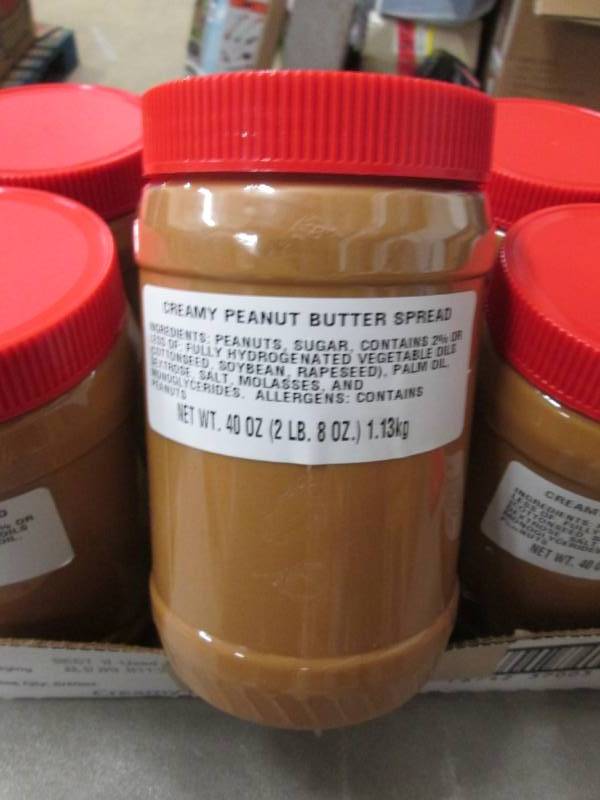 Lot of 6 40 oz Jars of Creamy Peanu...