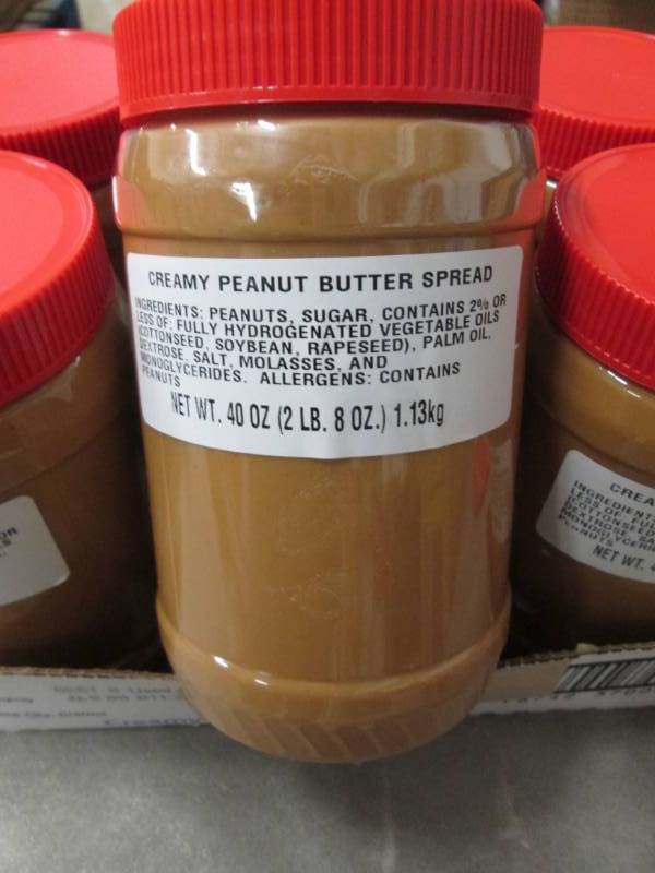 Lot of 6 40 oz Jars of Creamy Peanu...