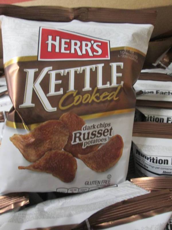 2 Cases of 24- 2.625 oz Bags Herrs ...