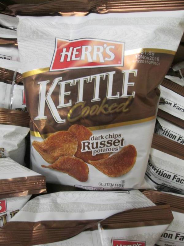 2 Cases of 24- 2.625 oz Bags Herrs ...