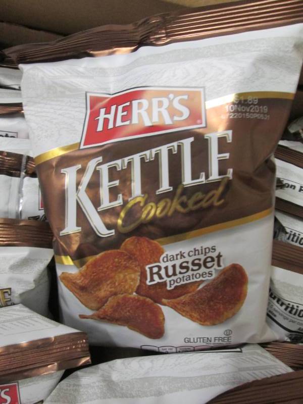2 Cases of 24- 2.625 oz Bags Herrs ...