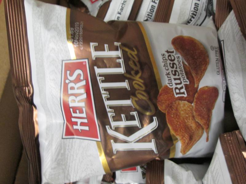 2 Cases of 24- 2.625 oz Bags Herrs ...